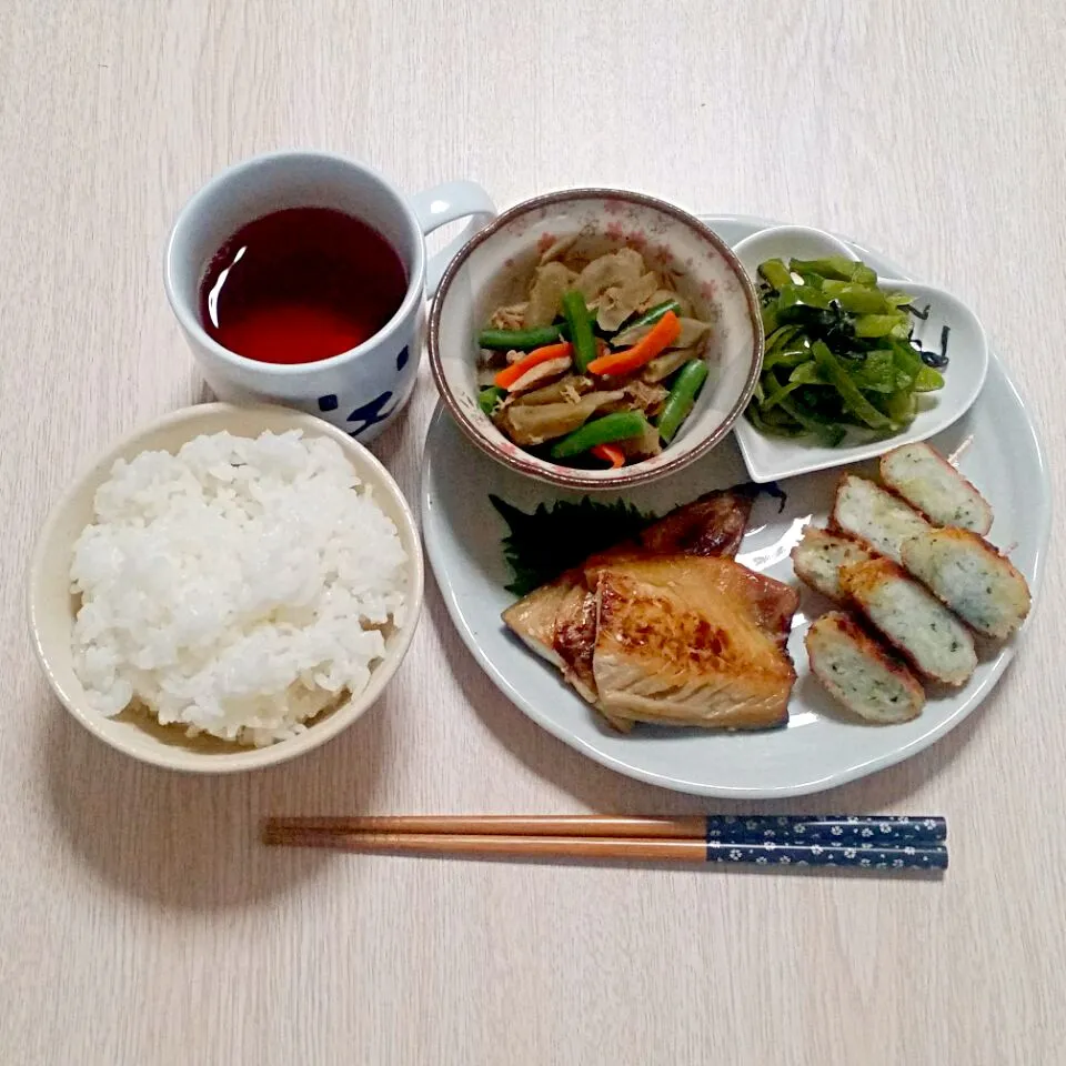 鯖の照り焼きのワンプレート夜ご飯|Mami.Nさん