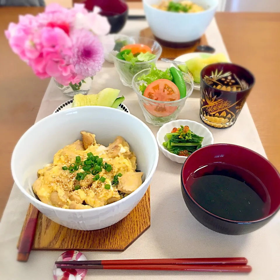 親子丼ランチ🍴|むぎママさん