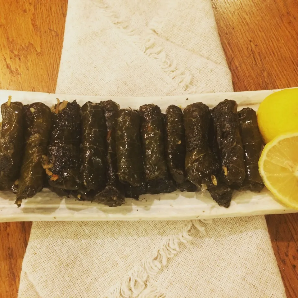 Snapdishの料理写真:Vegetarian Lebanese Grape Leaves|Recipe Nomadさん