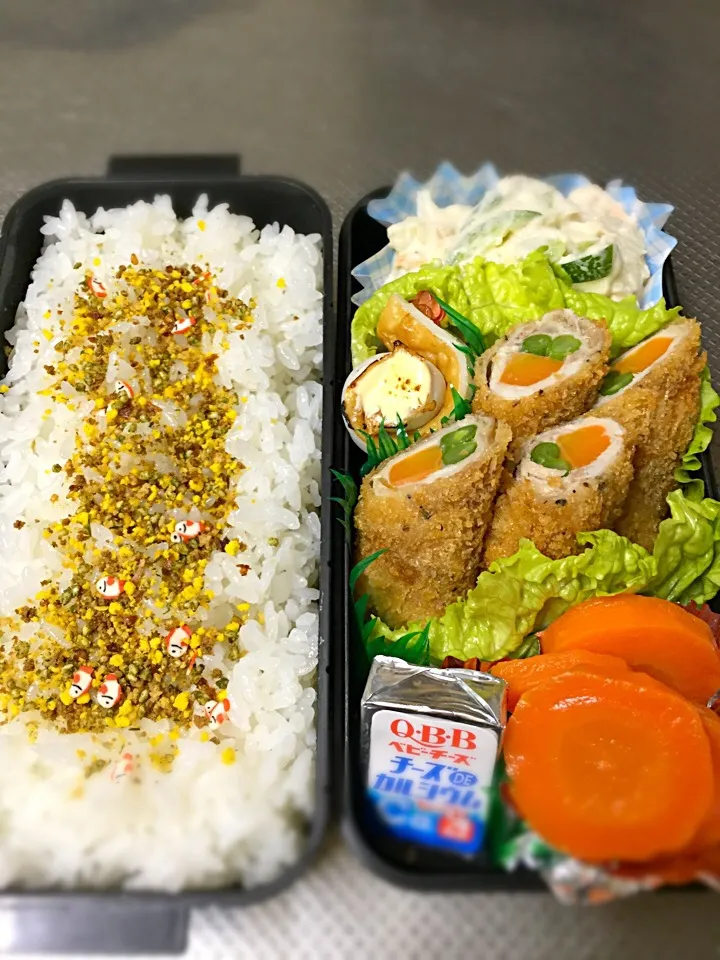 高校生男子（人参のレモン煮）弁当🍋|じゅごんさん