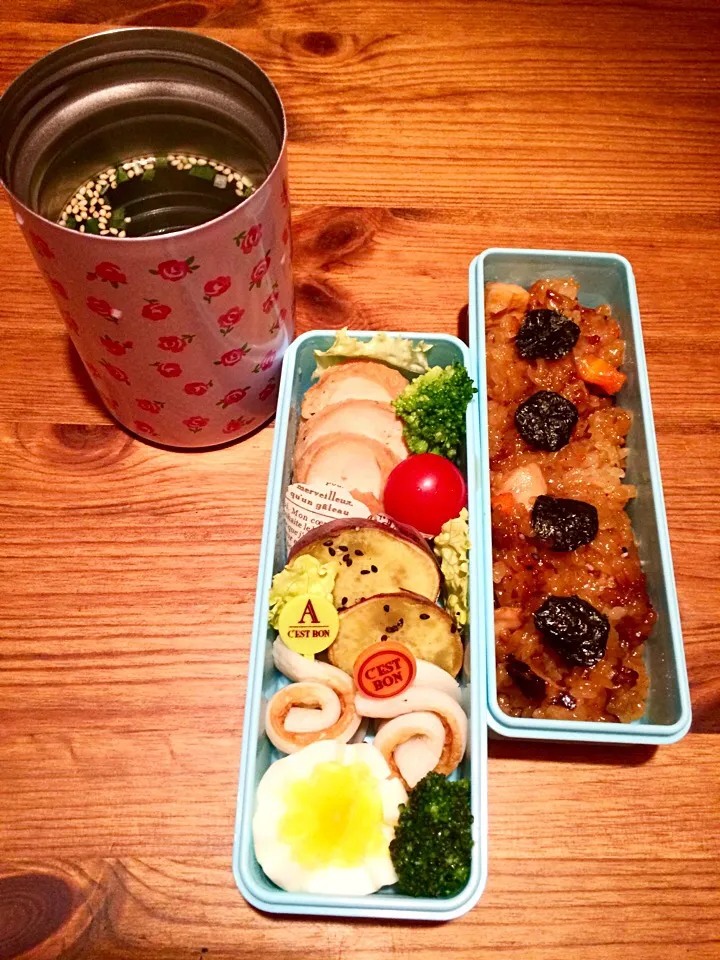 1/28 中華風おこわ弁当🍱|カタツムリさん