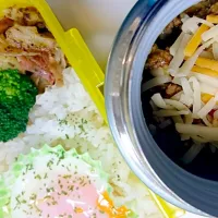 Snapdishの料理写真:ドライカレー弁当|Nonさん