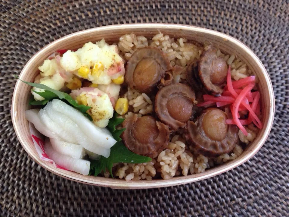 ベビーホタテの炊き込みゴハン弁当|*なおみん*さん