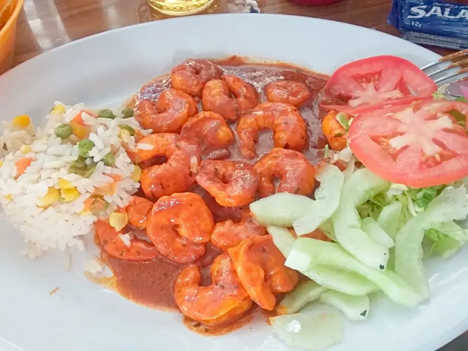 shrimp with sauce huichol|Francisco Vargasさん