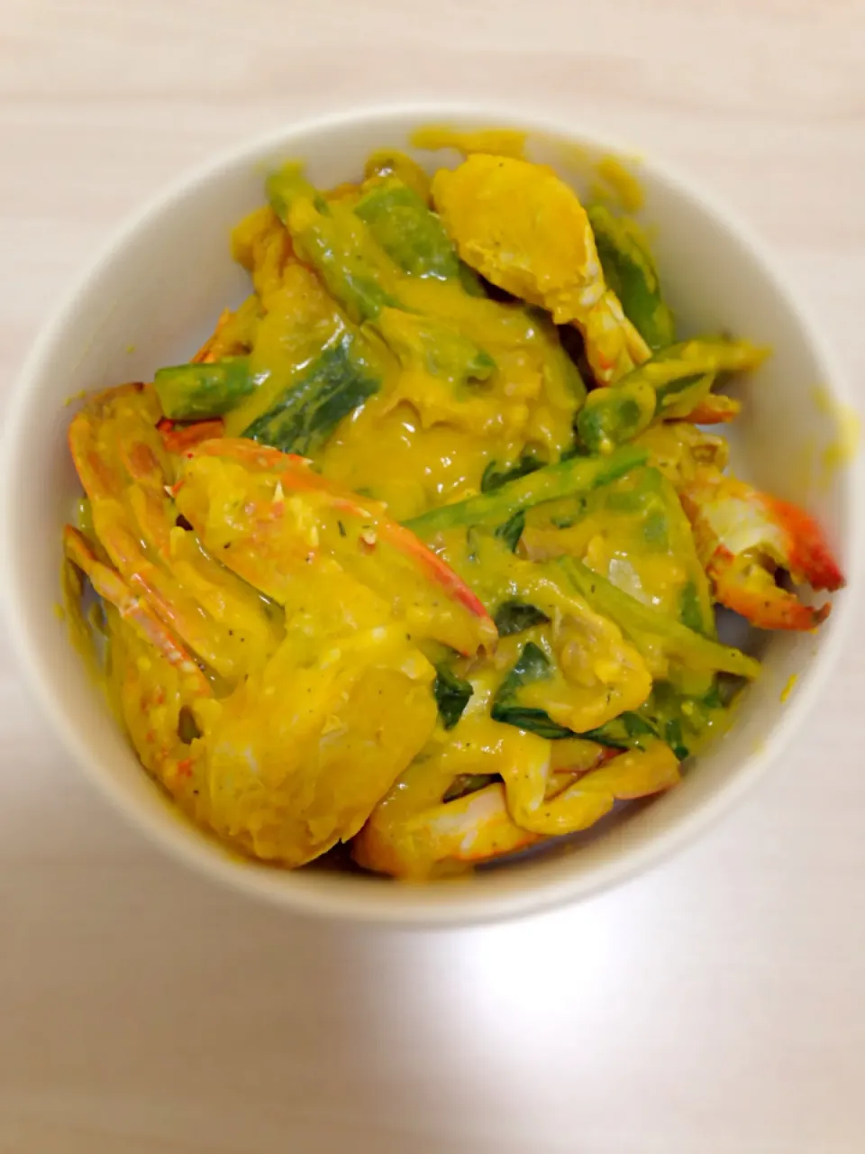 kani in coconut milk and kabocha|Mickey Wenny Gamouさん