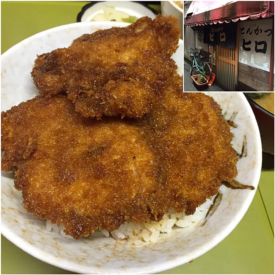 カツ丼定食@とんかつヒロ(新潟)|塩豚骨さん