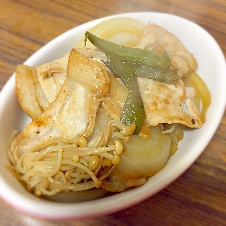 創味シャンタンで豚肉と野菜の炒め物|toitoitoiさん