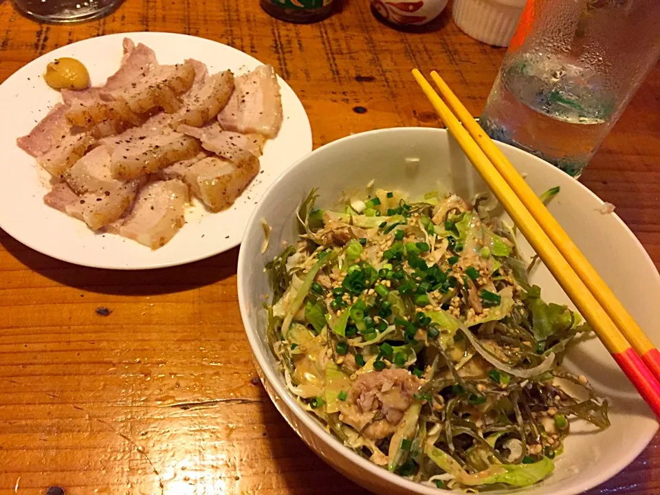 スーチカとカーナサラダと請福|大沼慎太郎さん