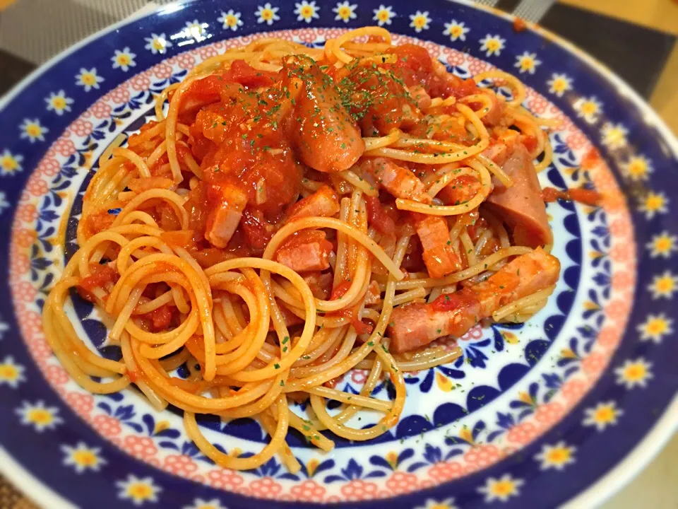 おいしい！トマトソースパスタ|かなさん