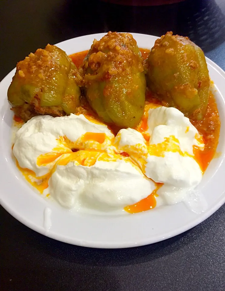 Snapdishの料理写真:Stuffed Bell Pepper|Generaalさん