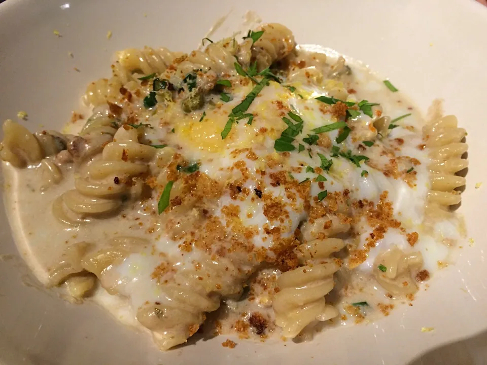 Anchovy pasta @ The Daily Press|Ong Sor Fernさん