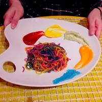 Pasta with color sauces.|Sara Albersさん