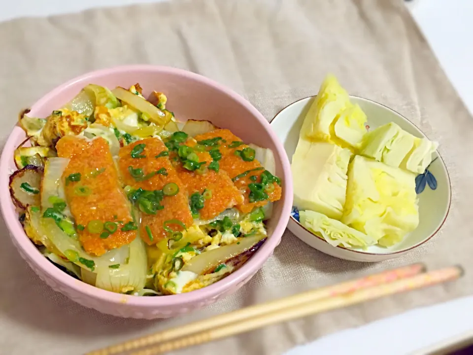 なんちゃってカツ丼|しおり。さん