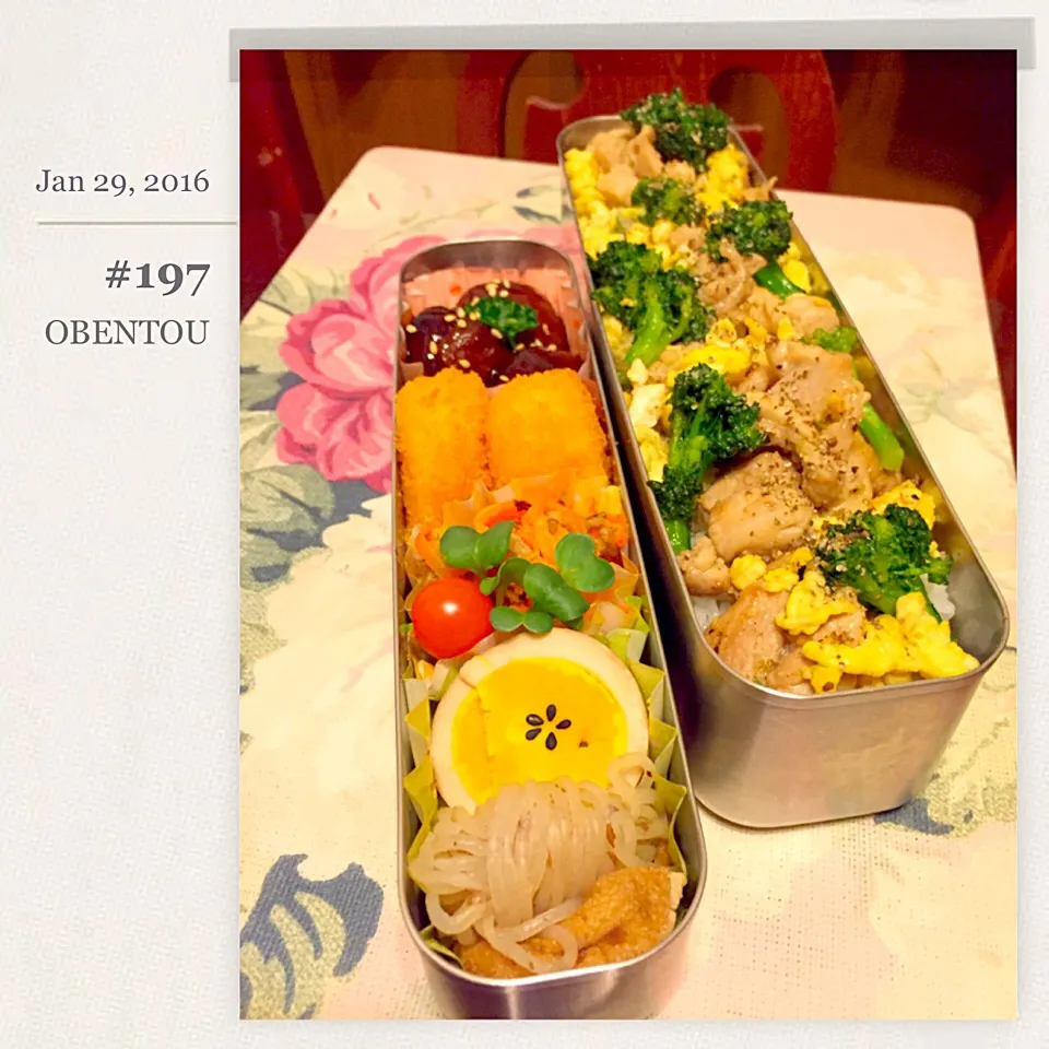 Snapdishの料理写真:男子高校生お弁当#197|m’chinさん