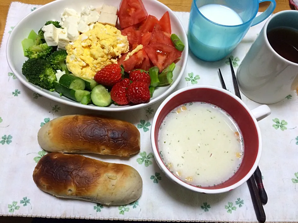 朝食|こいちゃんの夫さん