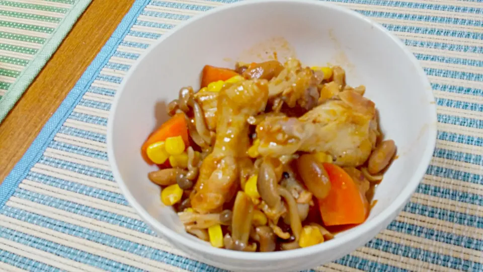 ３種の豆と野菜のチキン煮込み|あぁちゃんさん