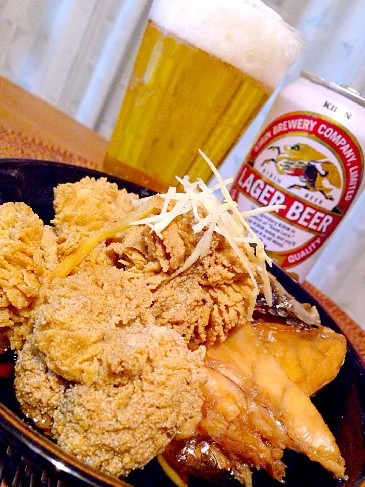 1週間お疲れ様でした😋🍻✨今日のアテは、スズキさん親子❤️あー日本酒飲みたい😆|アイさん