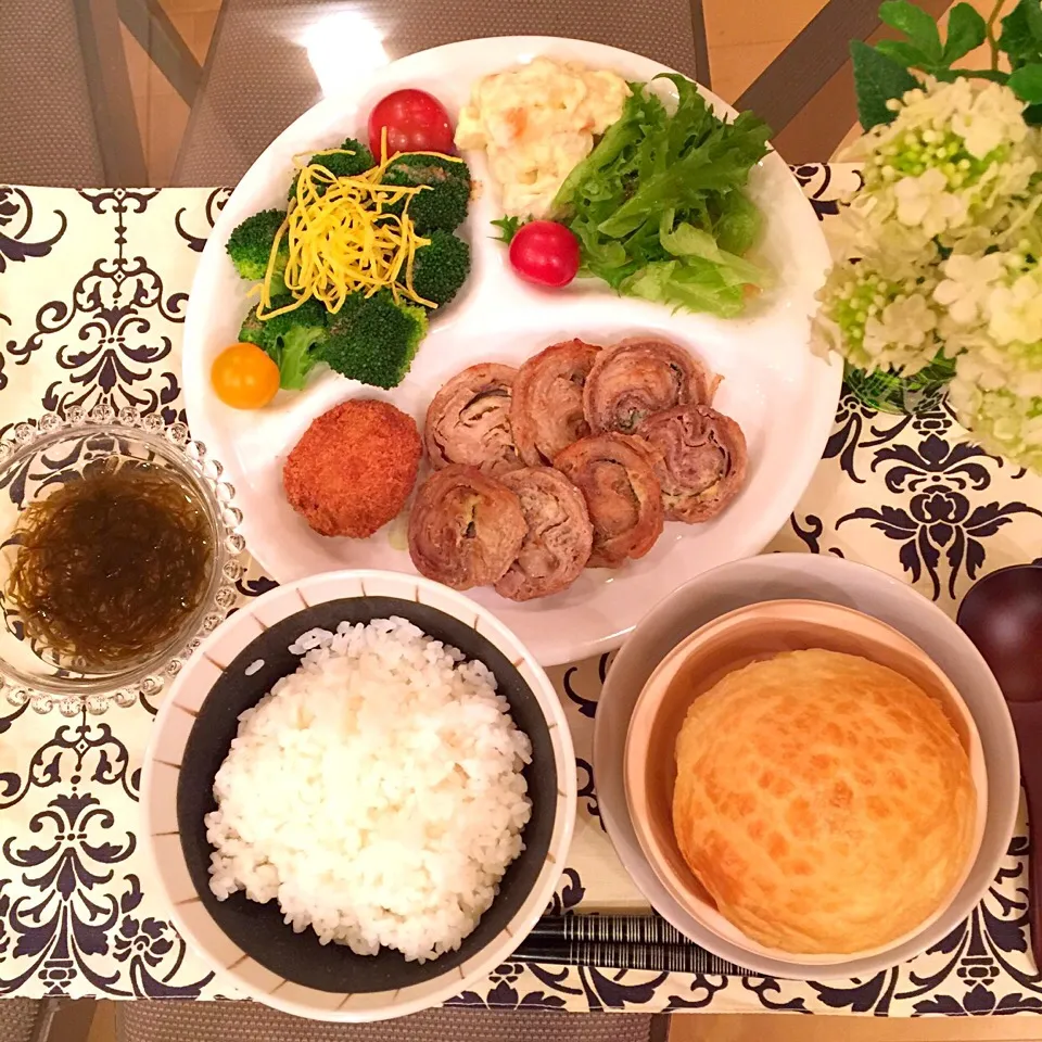 Snapdishの料理写真:主人の晩ごはん❤︎|Makinsさん