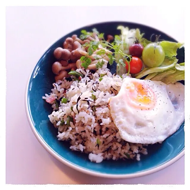 ♡ひじきご飯deワンプレート♡|miffy・x・さん