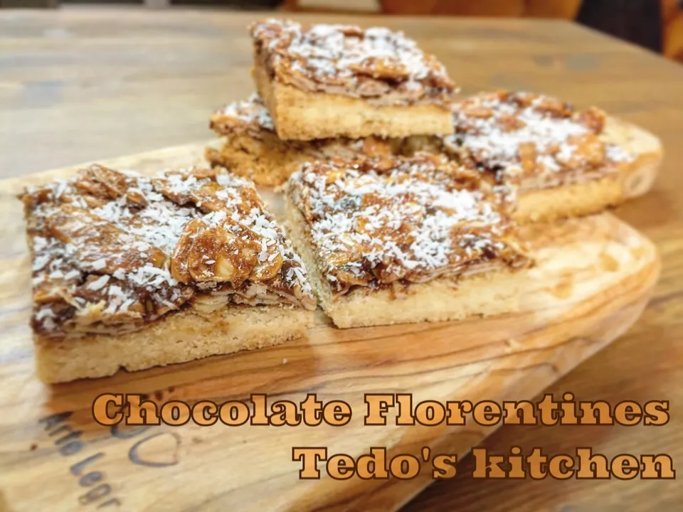 バレンタインレシピ ココナッツチョコフロランタンの作り方 video recipe付き|Tedo's Kitchen Okinawaさん