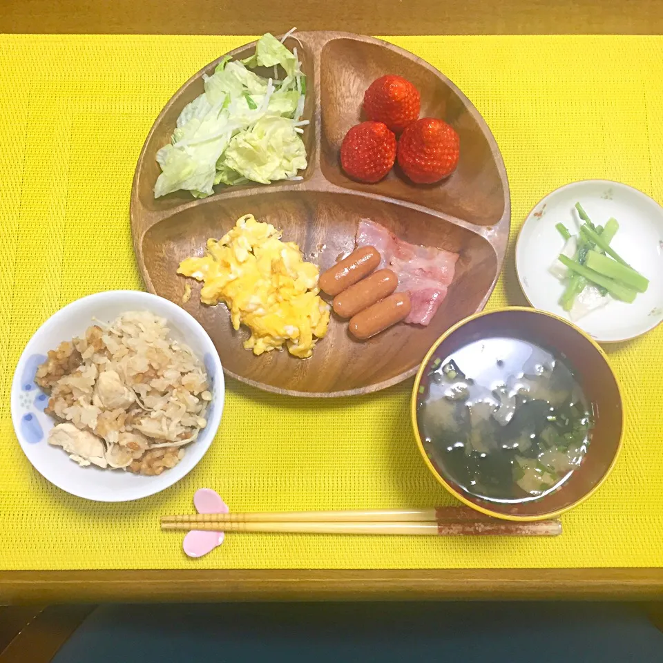 Snapdishの料理写真:和めりかん朝食|あずさん