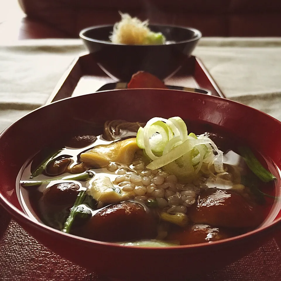 今日の椀こ＿蕎麦の実|シローさん