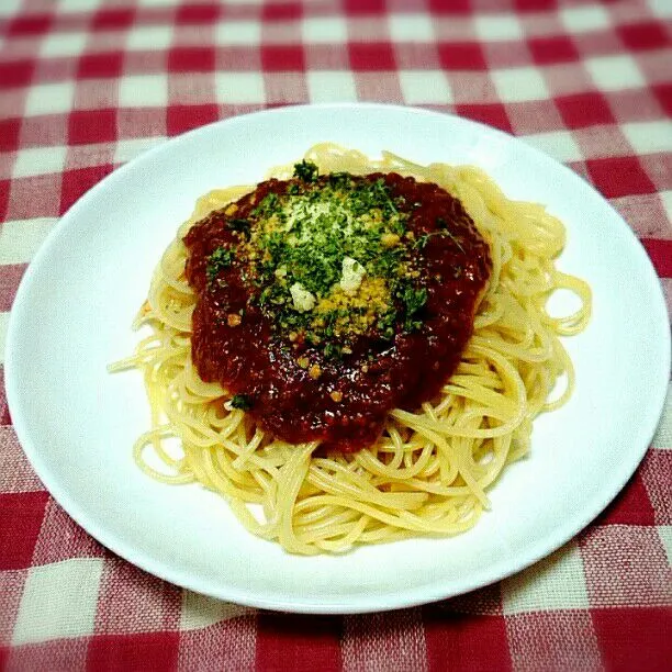 ミートソーススパゲティ☺🍴|chacoさん