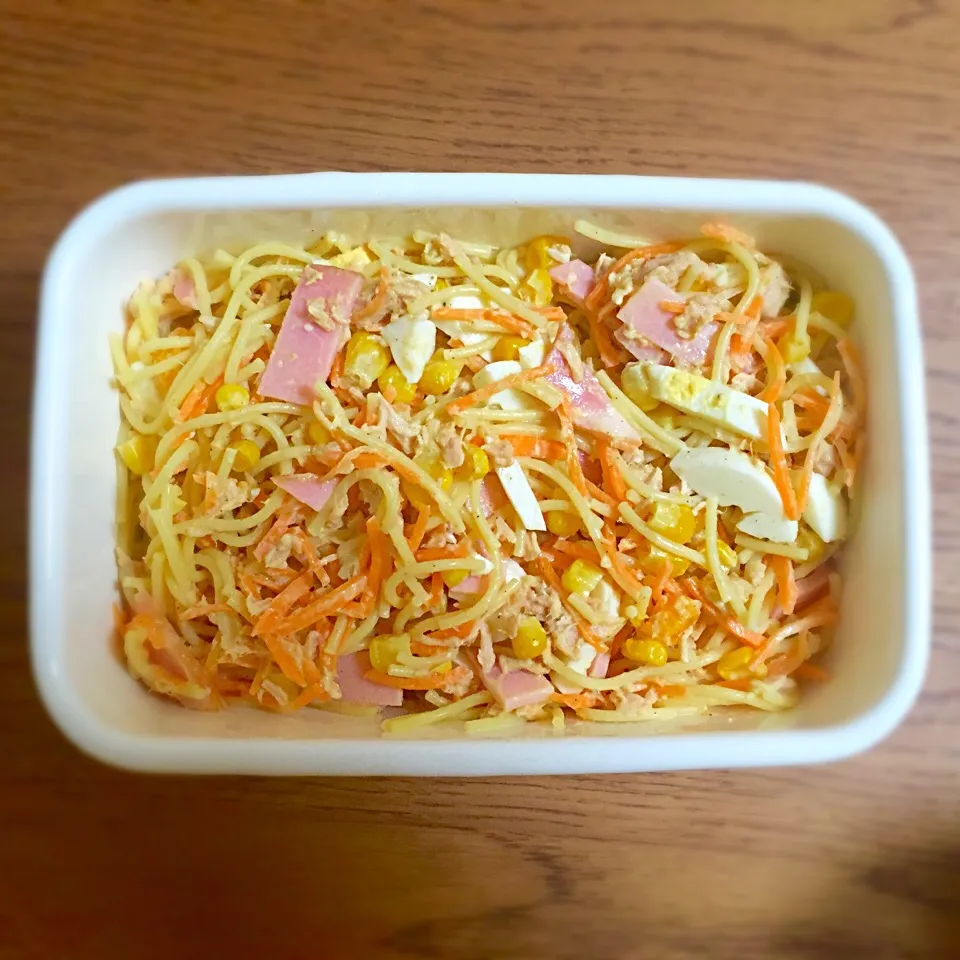 サラスパ 麺が中途半端に余ったので…☆|あさこさん