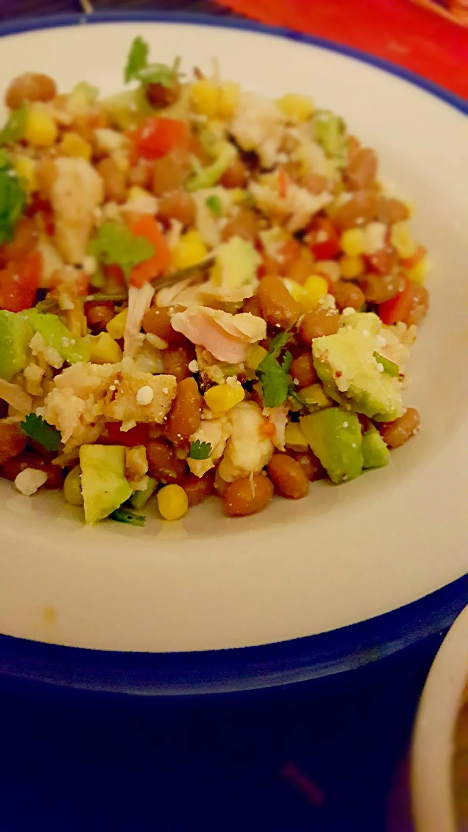 Snapdishの料理写真:#Chicken #Bean #Salad|Rosaさん