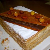 Birthday cake
コーヒーとプラリネのミルフイユ