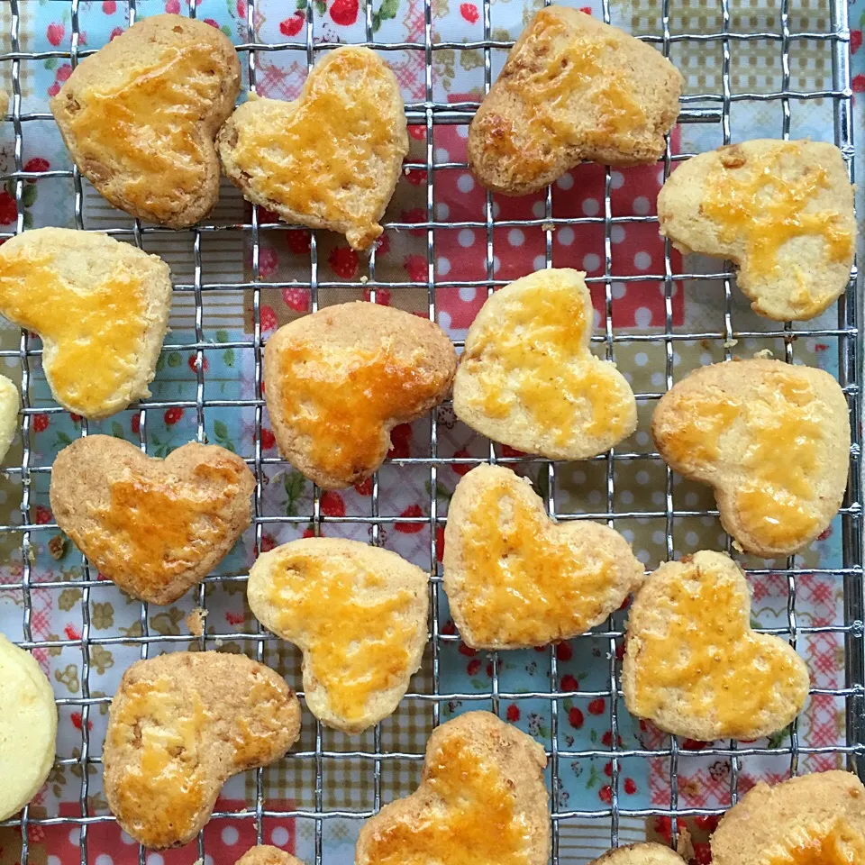 Salted egg yolk cookies 💕|Trish Wongさん