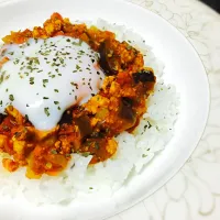 Snapdishの料理写真:豆腐と鶏肉のトマトキーマカレー|Sykさん