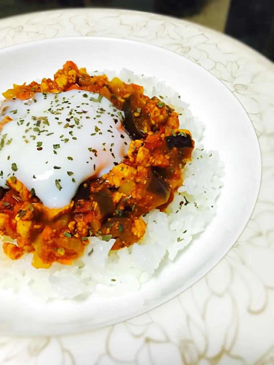 豆腐と鶏肉のトマトキーマカレー|Sykさん