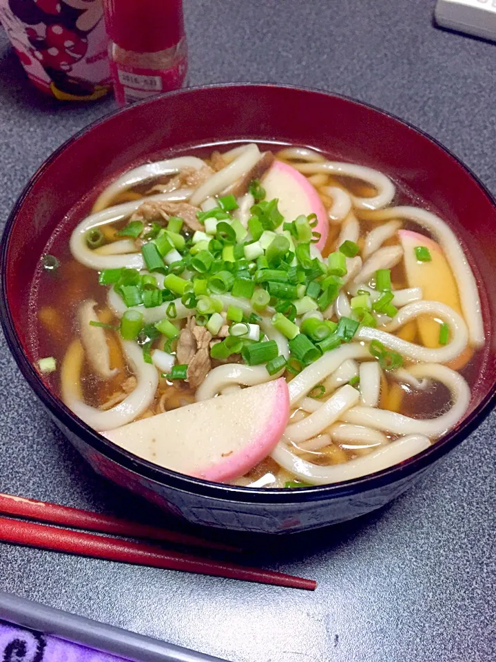 Snapdishの料理写真:肉うどん|チャンずママさん