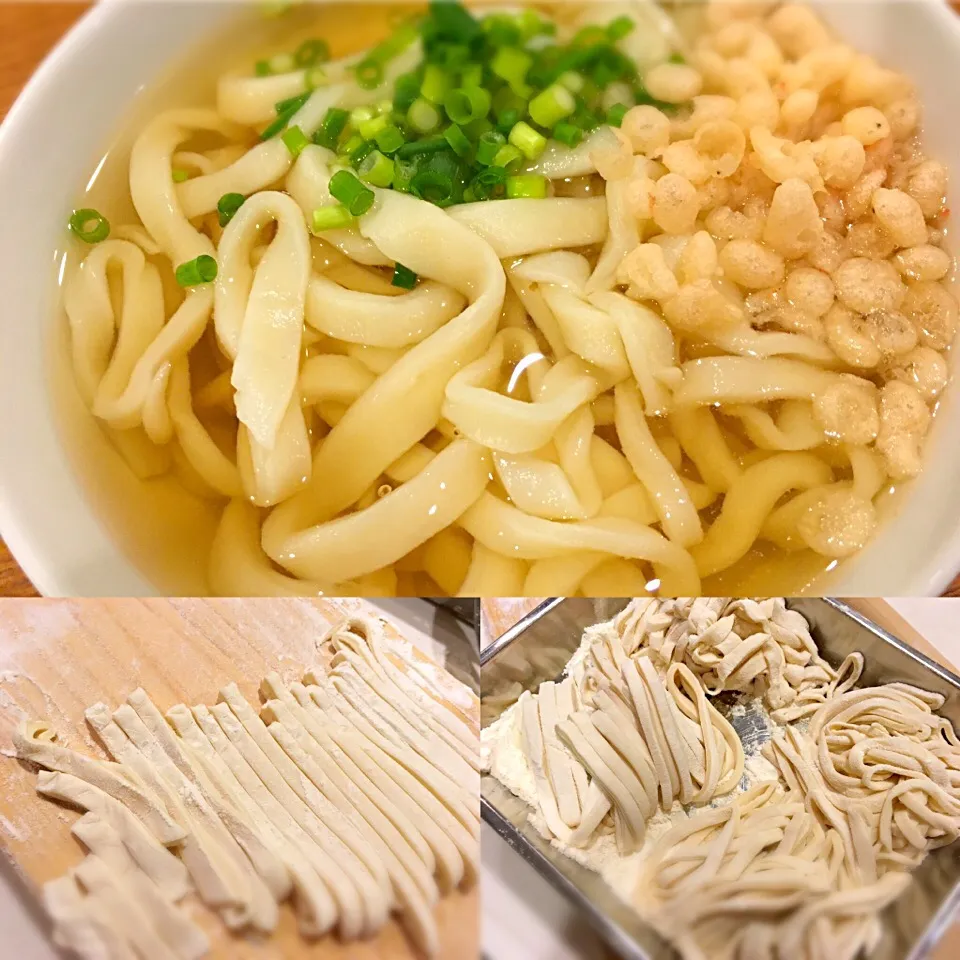 パン焼き器で手打ちうどん‼︎初！|なかじー。さん