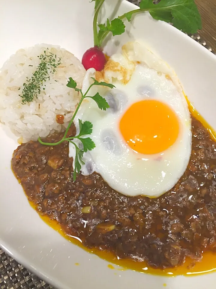 今日はキーマカレー🍛✨|まみりんごさん