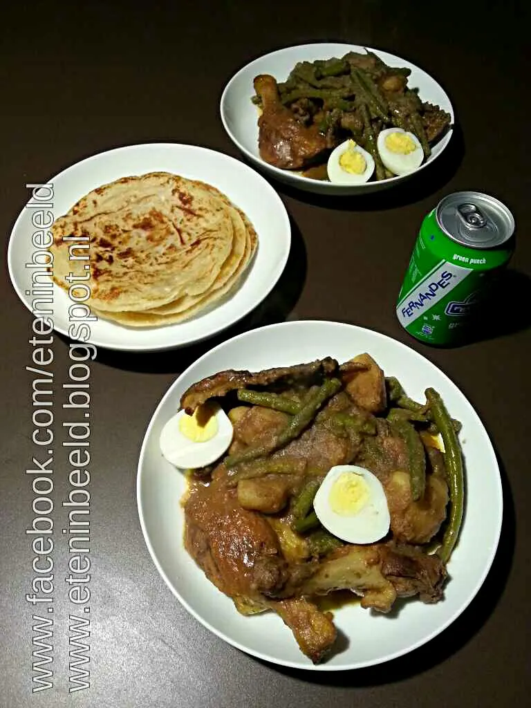 Roti, chicken masala|Frank&Jolanda - Eteninbeeldさん