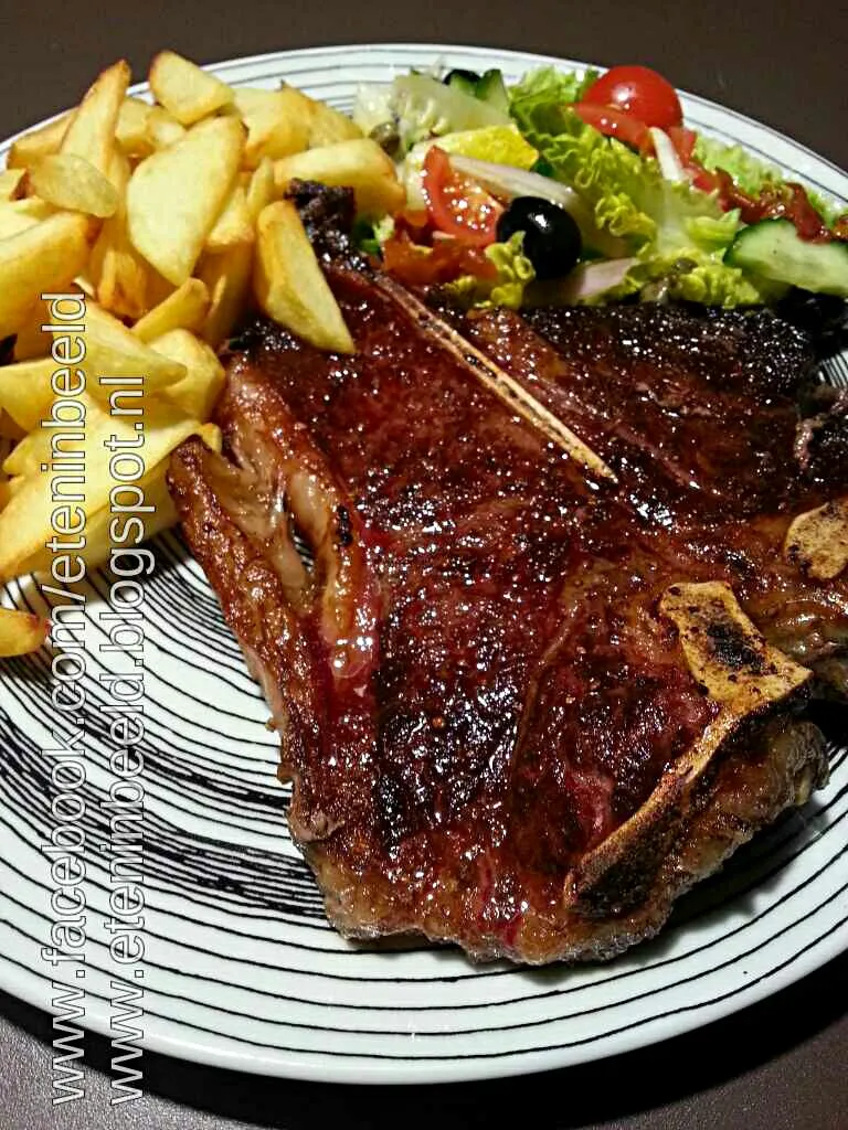 T-bone and fries|Frank&Jolanda - Eteninbeeldさん