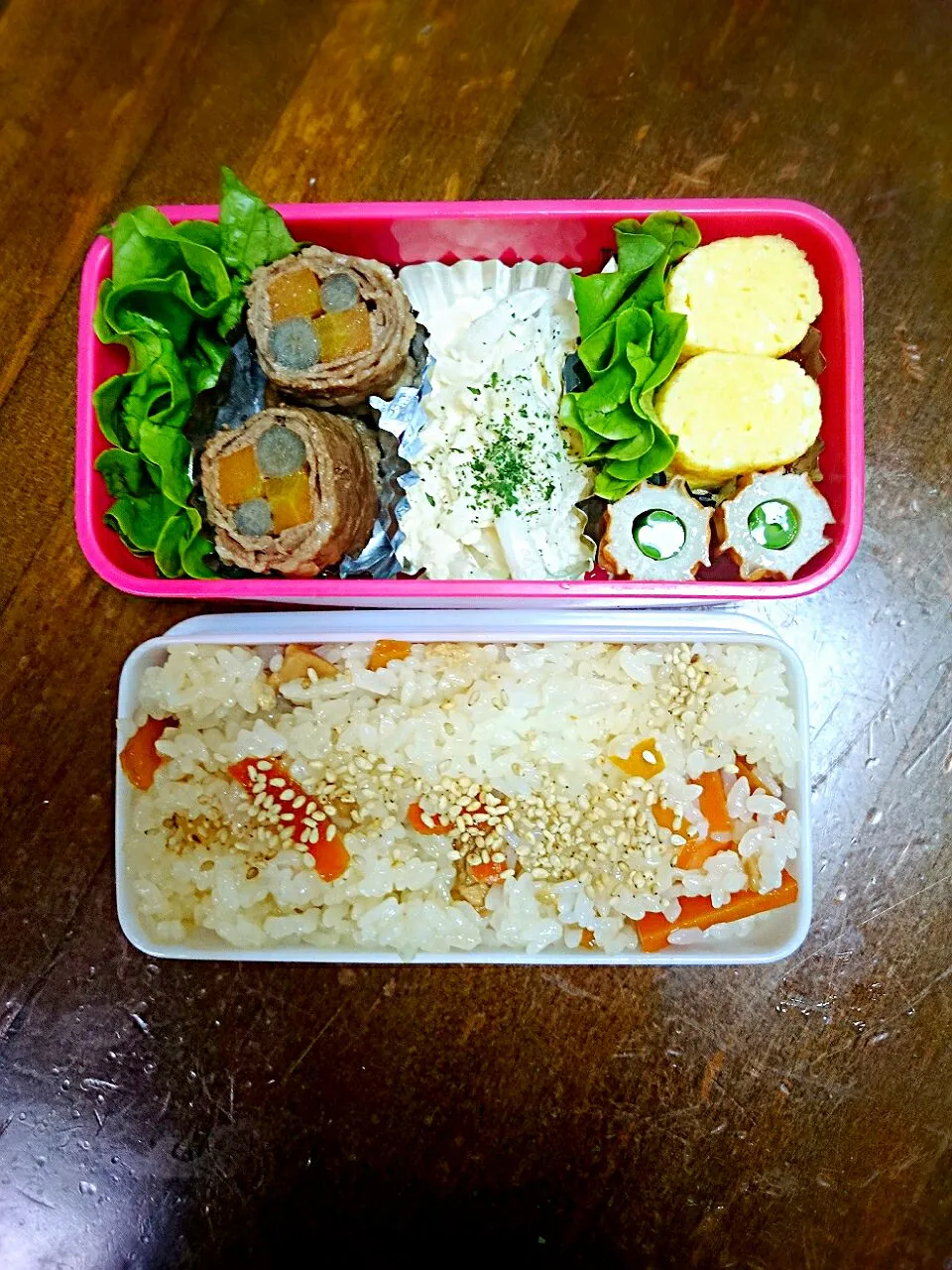 今日のお弁当🍱|もぐもぐままちゃん (*ฅ́˘ฅ̀*) .｡.:*♡さん