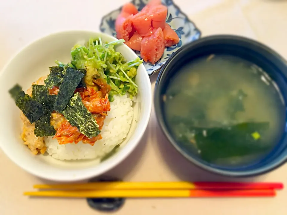 納豆アボカドキムチ丼ランチ|churaromaさん