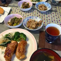 Snapdishの料理写真:厚揚げの豚肉巻き|てるてるわーるどさん