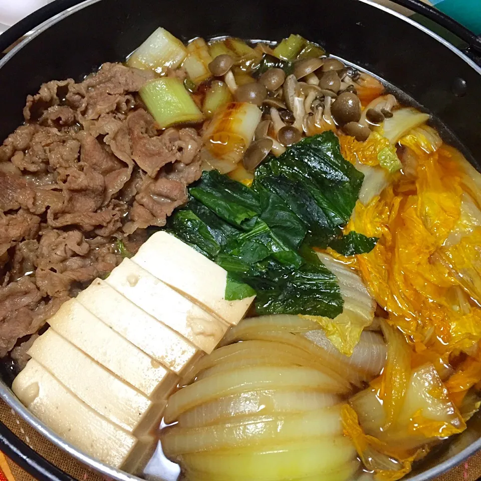 Snapdishの料理写真:すき焼き 牛肉だよーー！|カウンター嬢さん