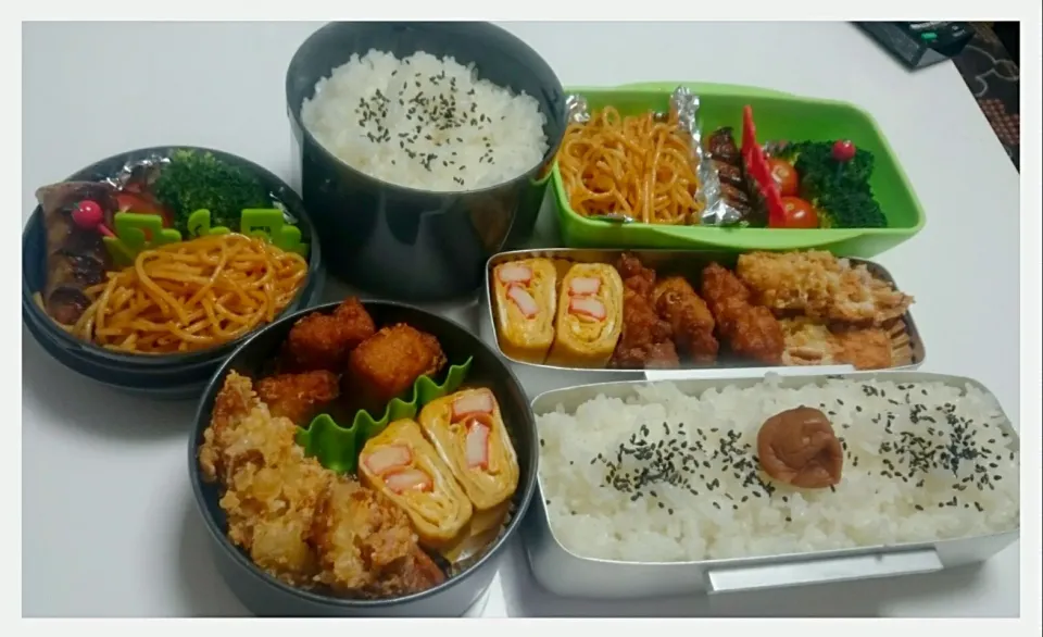 今日のお弁当 🍱🍙Today's Lunchbox  for my 2 boys|マリアさん