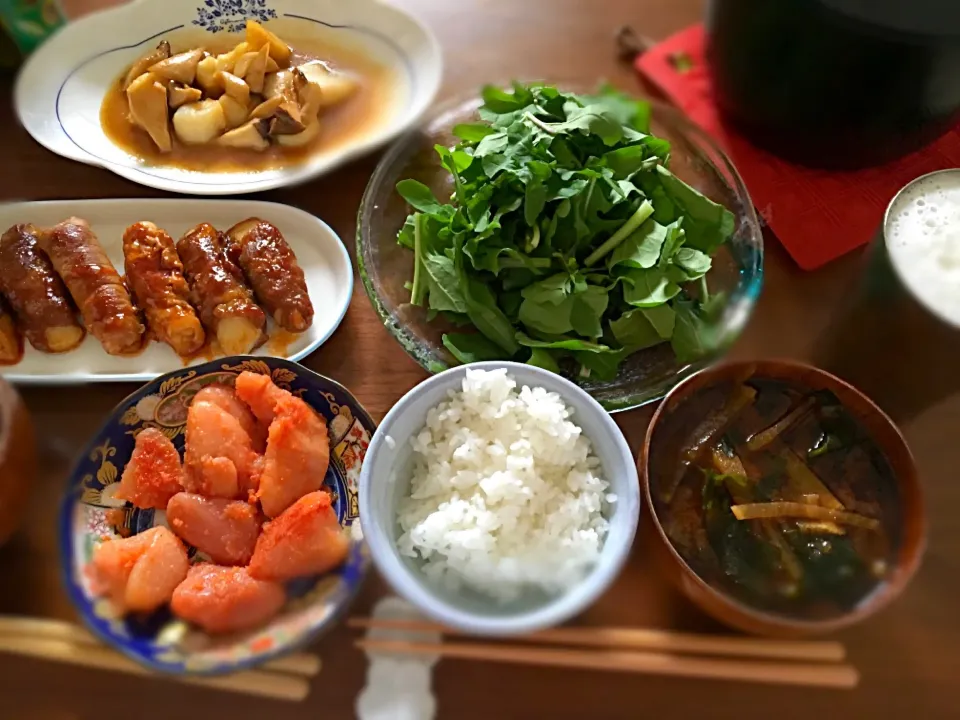 Snapdishの料理写真:餅の肉巻き|noryさん