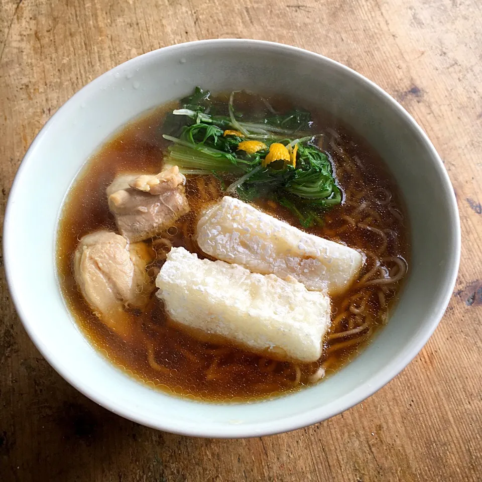 つきたての強餅を入れて鶏蕎麦‼︎|Yoshinobu Nakagawaさん