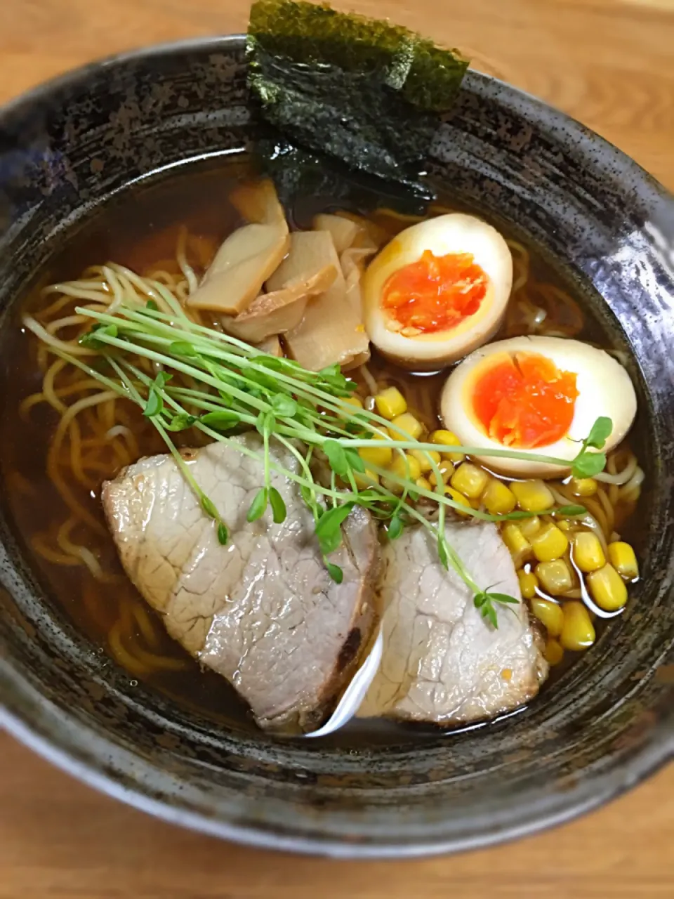 咲き👳ちゃん💕の自家製醤油ラーメン💖出来たじょ(^O^)／✨|ボンバーさん