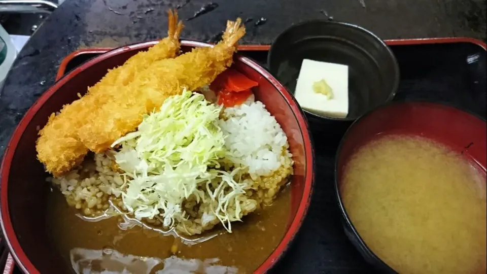 海老🍤フライカレー丼🍛|かいさん