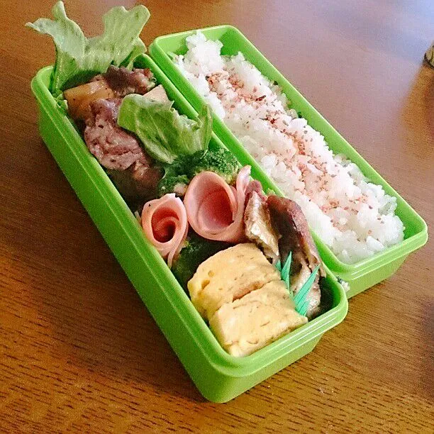 Snapdishの料理写真:2/2旦那様お弁当は、
チキンとポテトのグリル♪|Reikoさん