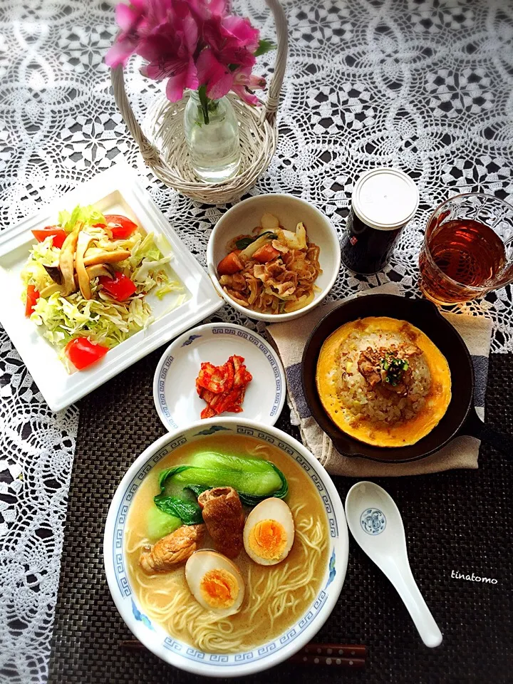 セブンの一風堂インスタントラーメンランチ！|Tina Tomoko😋さん