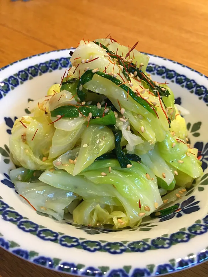 山本真希さんの料理 ちぎりキャベツの塩だれ和え✱|まつださんさん